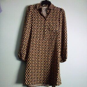 BLACK TAPE DRESS SIZE XS